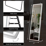 Full Length LED Mirror 64x21 with Adjustable Lighting