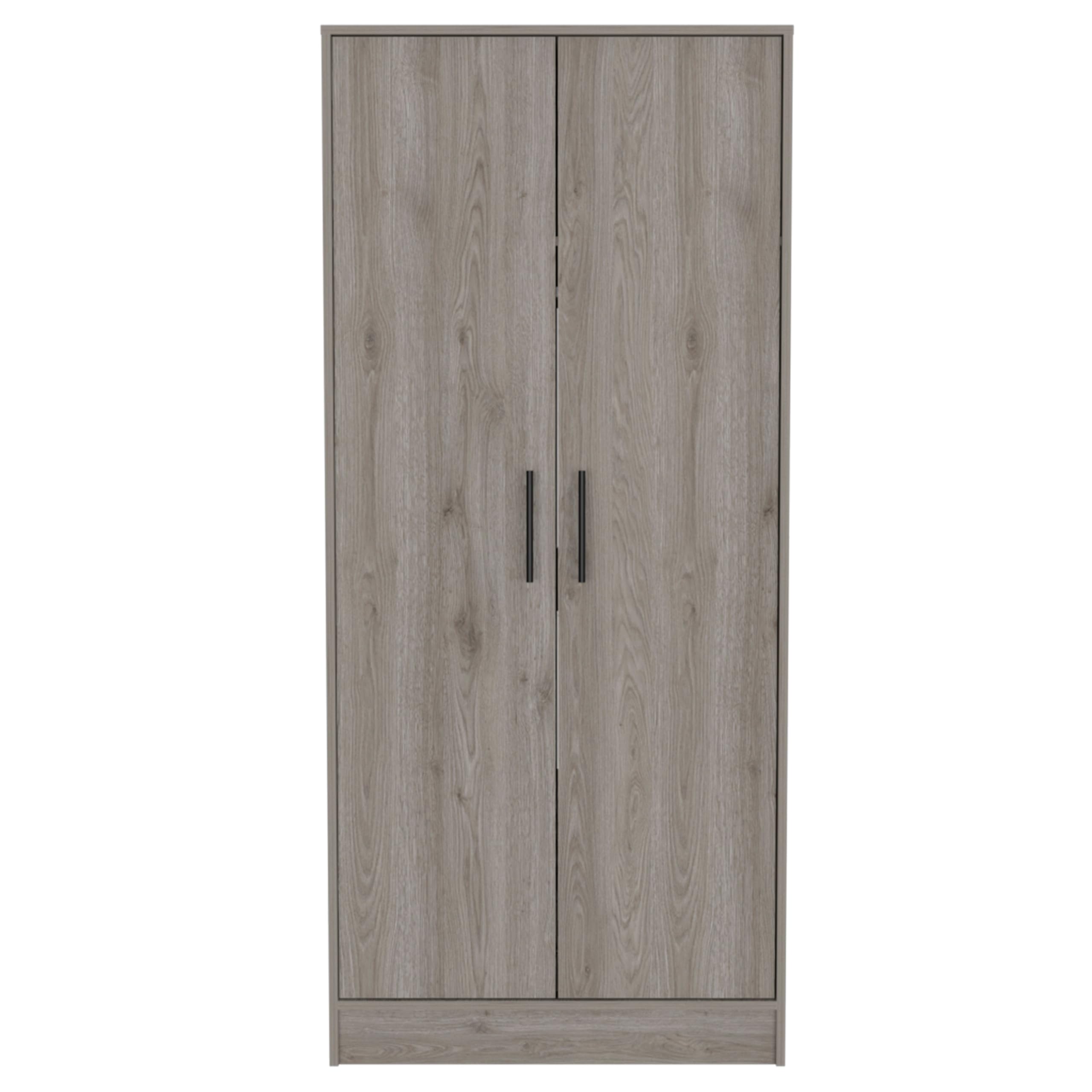 Armoire Wardrobe 2 Doors and 1 Drawer, Clothes Cabinet with Storage