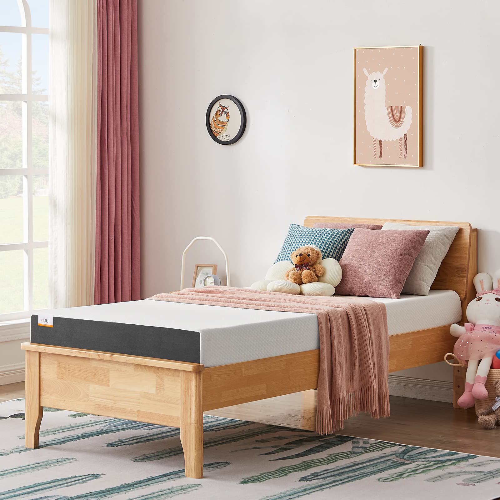 Twin Mattress, 5 Inch Cooling Gel Memory Foam Mattress