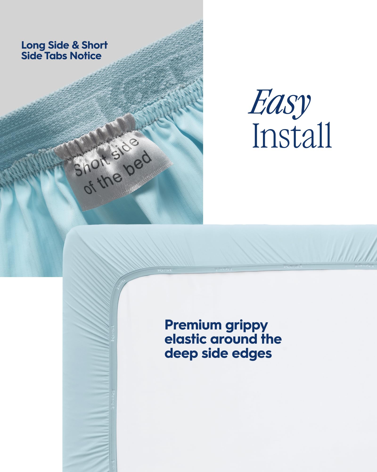 Evercool®+ Fitted Sheet, Full Size, Light Blue, 15" Deep (up to 18’’)