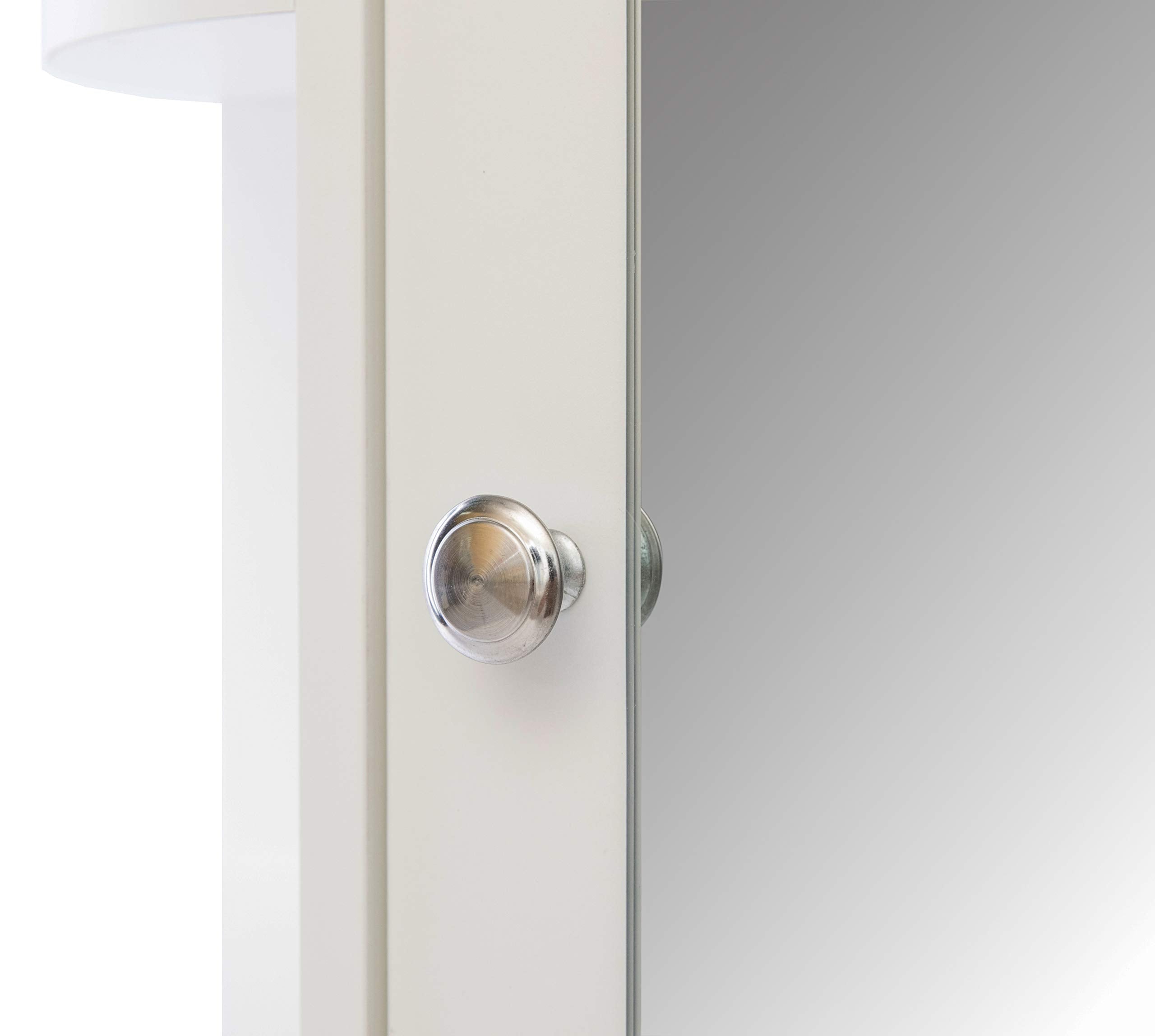 Assembled and Ready for Installation Multifunctional White Wall Mount Medicine Cabinet