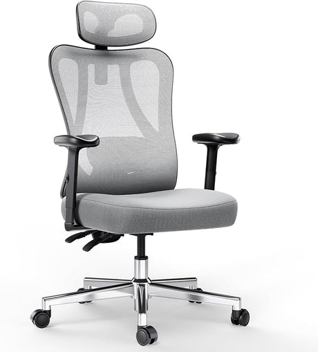 P3 Ergonnomic Office Chair with 2D Adjustable Lumbar Support, Office Chair