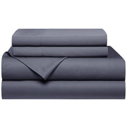 Deep Pocket Queen Sheets,Rayon Derived from Bamboo, Grey Bed Sheets Fits 18"-24"