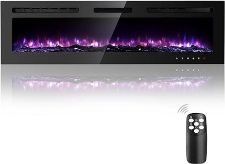 70 inches Electric Fireplace Inserts Electric Fireplace Wall Mounted