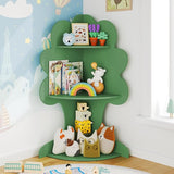 Dinosaur Kids Bookshelf, 2-Tier Bookshelf for Kids, Baby Bookshelf and Toy Storage