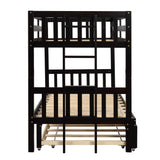 Over Twin/King Bunk Beds with Trundle, Twin Over Pull-Out bunk Bed Accommodate