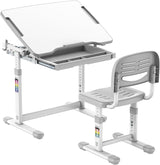 Kids Desk and Chair Set Height Adjustable up to 30" Ergonomic Kids Desk School