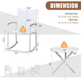 Textilene Fabric Small Outdoor Furniture,