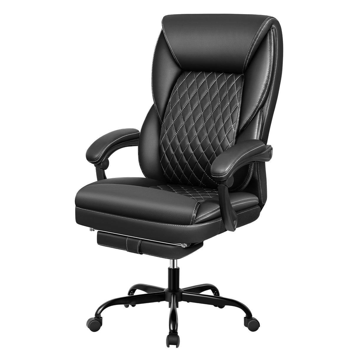 Office Chair, Big and Tall Office Chair Executive Office Chair with Foot Rest Ergonomic