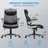 Big and Tall Executive Office Chair - 400 lbs Capacity with Lumbar Support