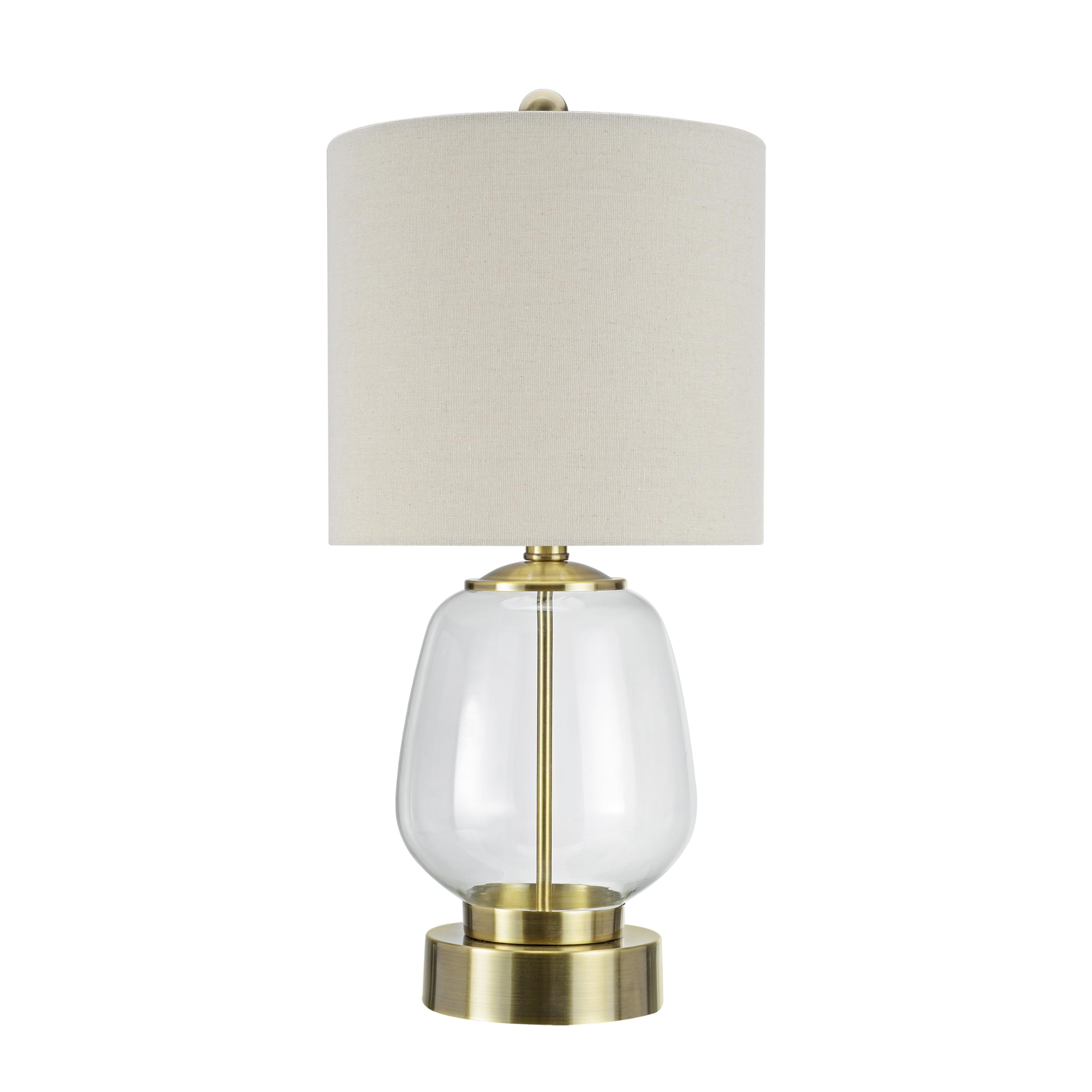 40274-07-2, 20-1/2" H Table Lamp w/Beige Shade