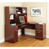 Magellan 59"W L-Shape Corner Computer Desk, Classic Cherry