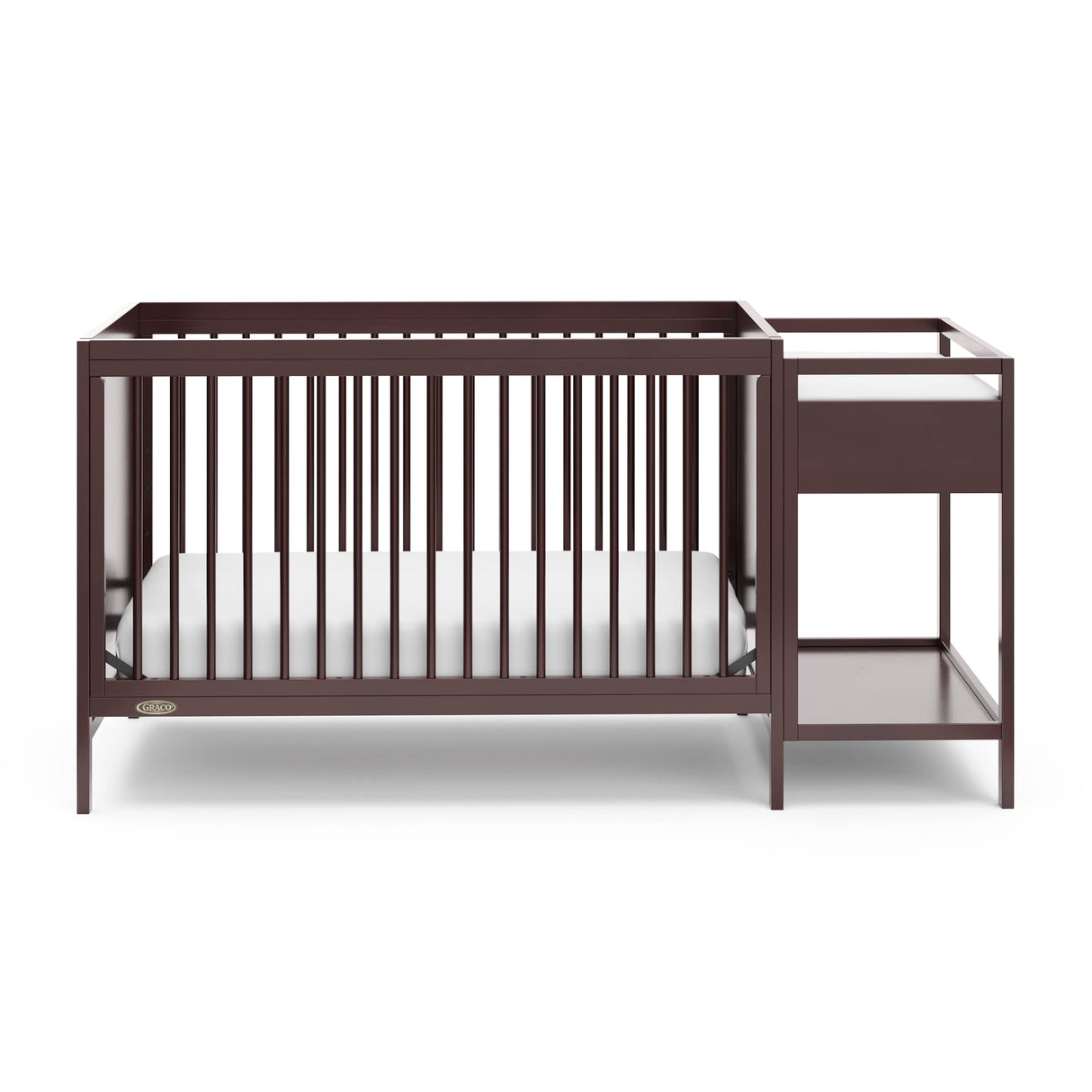 Fable 4-in-1 Convertible Crib & Changer (Espresso) – GREENGUARD Gold Certified