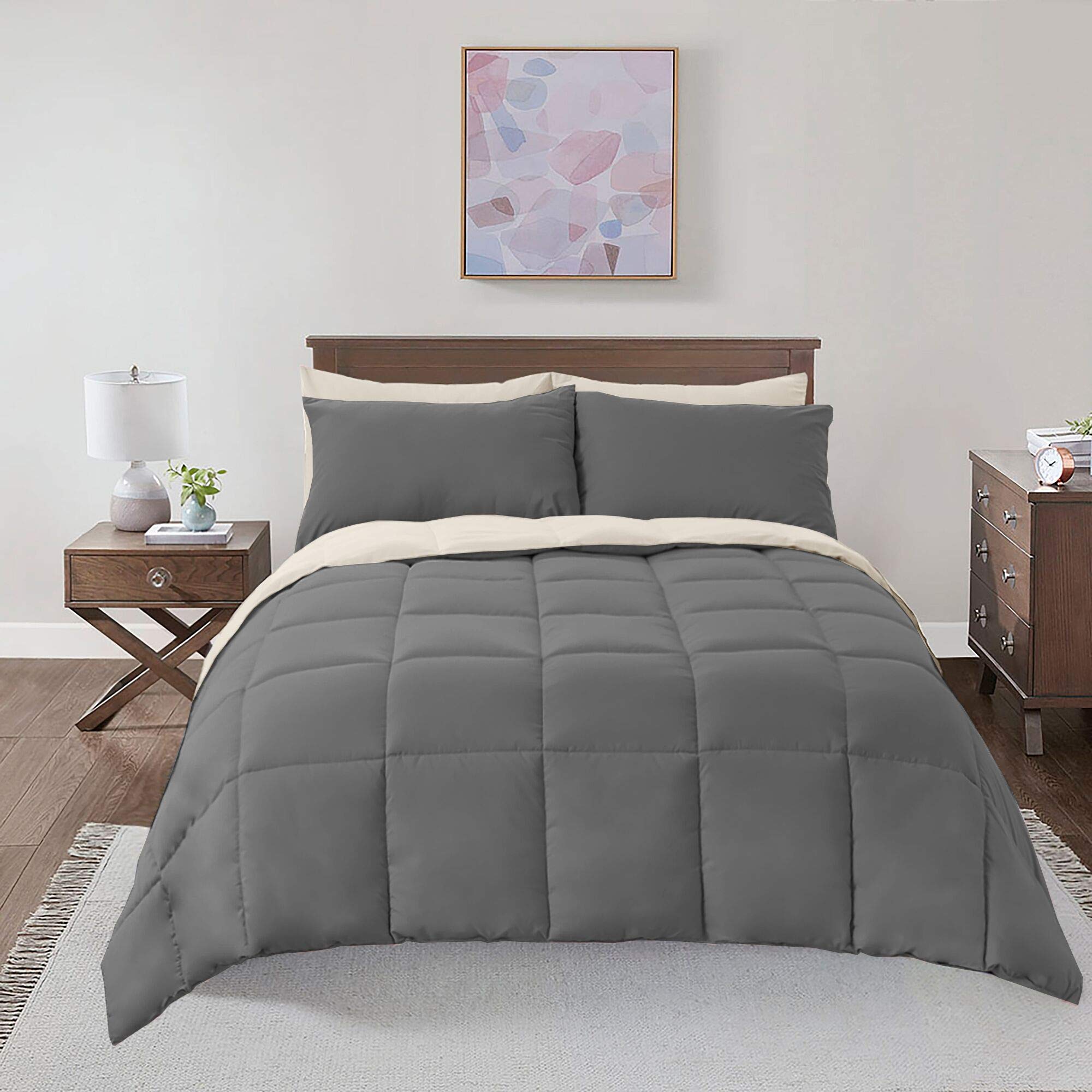 Soft and Plush Down Alternative Comforter - Reversible
