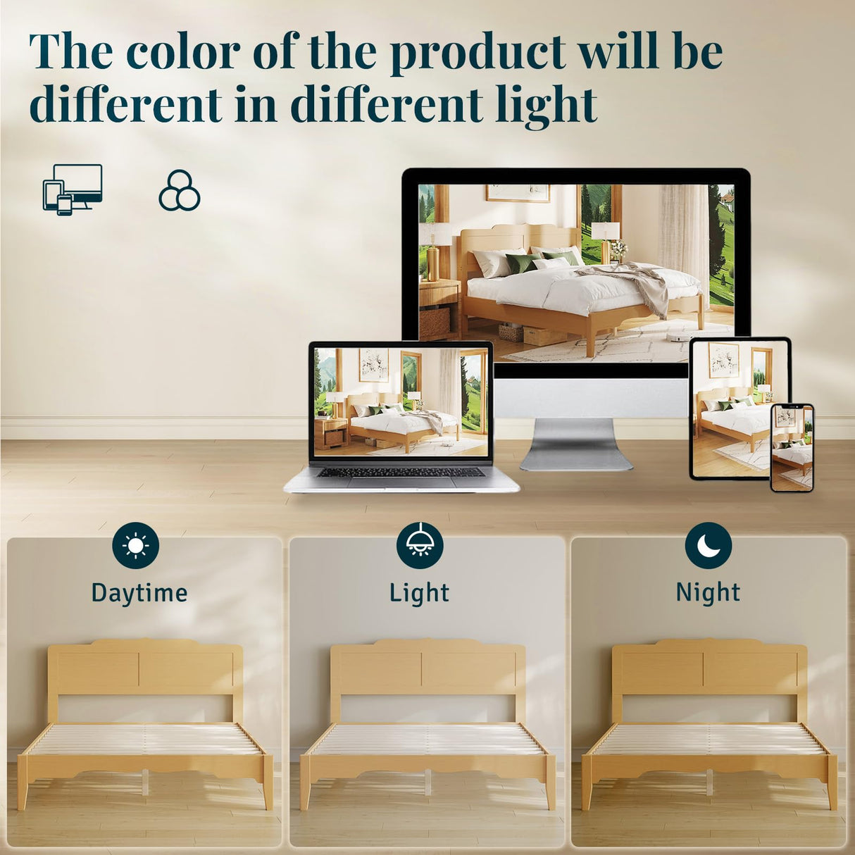 Queen Bed Frame with Headboard and Storage