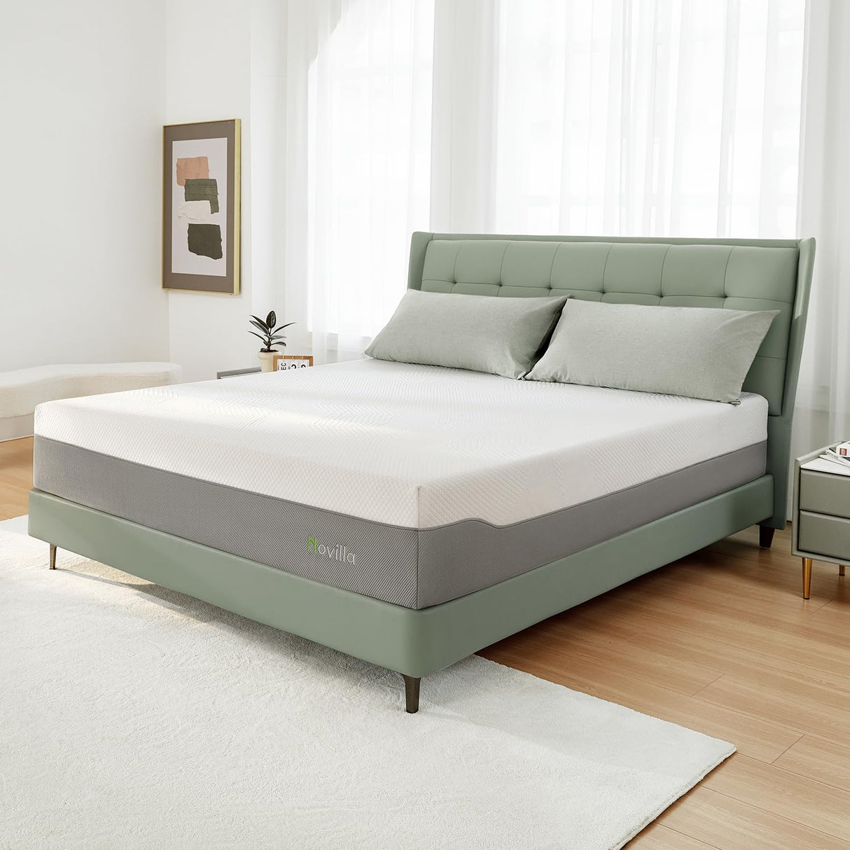 Queen Size Mattress, 12 Inch Foam Mattress in a Box, Gel Memory foam Mattress