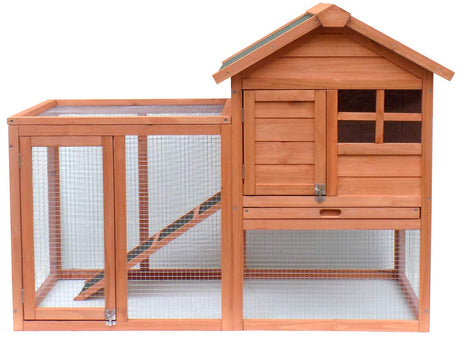 Rabbit Hutch Indoor and Outdoor Bunny Cage 2 Story Pet House Poultry Cage