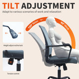 Ergonomic Office Desk Chair - Mesh Office Chair with Adjustable Lumbar Support