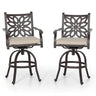 Outdoor Swivel Bar Stools Set of 2