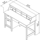 Computer Desk, Pure White