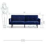 Gilman Futon - Futon Sofa Bed - Futon Couch - Small Futon - Living Room Furniture