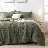 King Size Comforter Set-Green Comforter Set, All Seasons Bedding Set