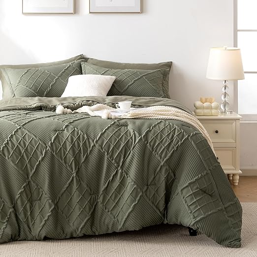 King Size Comforter Set-Green Comforter Set, All Seasons Bedding Set