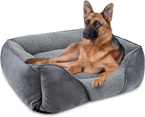 Small Dog Bed for Small Dogs, Rectangle Washable
