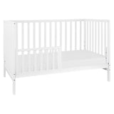 Union 4-in-1 Convertible Crib in White, Greenguard Gold Certified