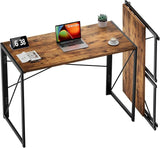 Small Folding Desk 31.5 inch Foldable Computer Desks, Spaces Saving Writing