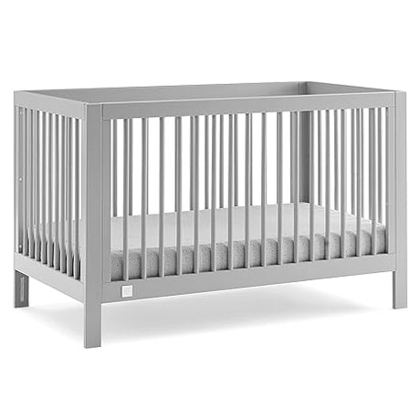 Charlie 6-in-1 Convertible Crib - Greenguard Gold Certified, Blush Pink