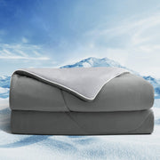 PRO Cooling Comforter Queen Size - Summer Dark Grey & Grey Double-Sided