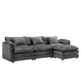 112" Oversized Sectional Sofa Cloud Couch for Living Room