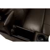 Turbo XL700 Home Theater Seating Brown Leather - Power Recline