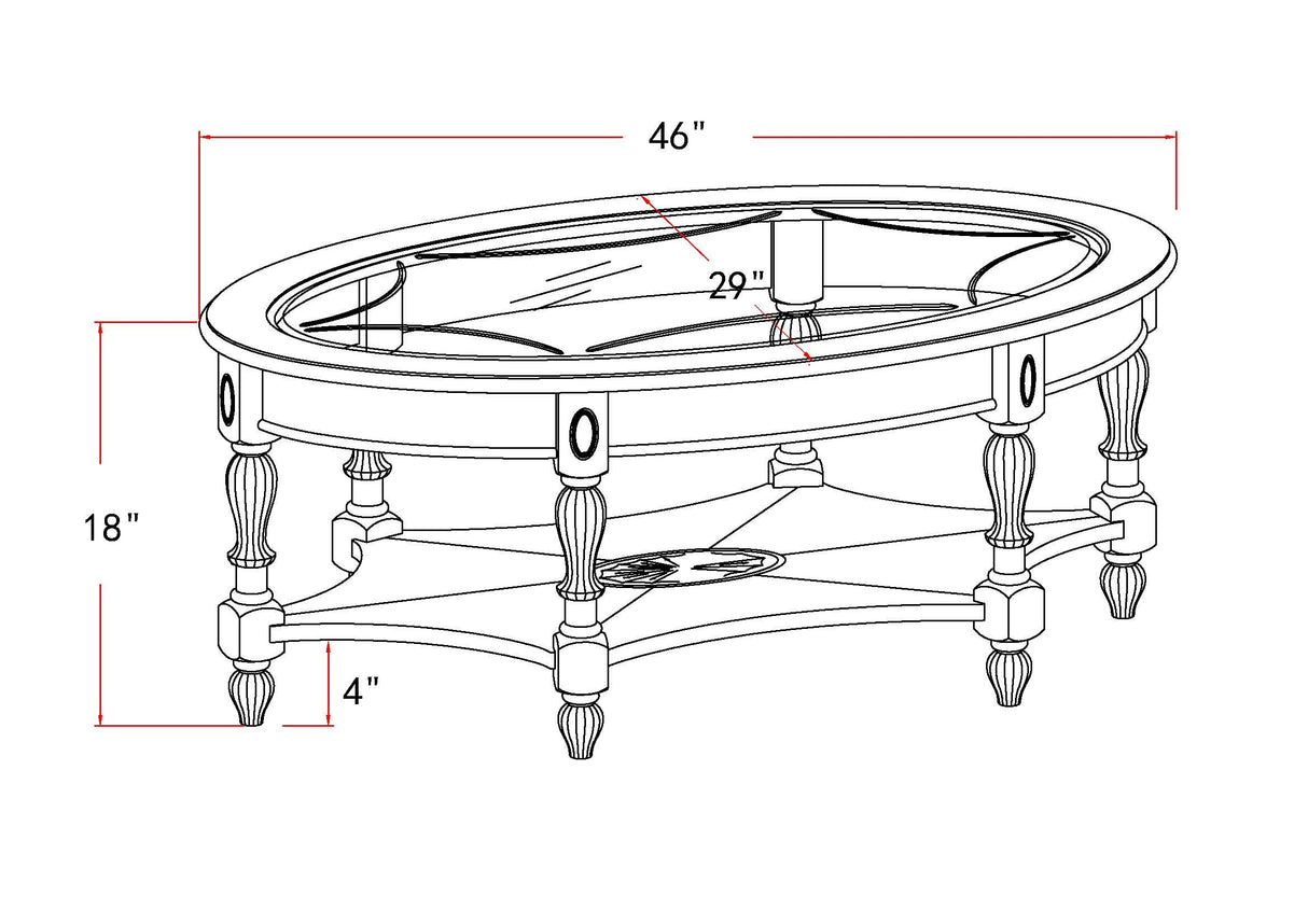 Oval Coffee Tables, Natural Wood Coffee Table, Round Solid Wood Center Large Glass