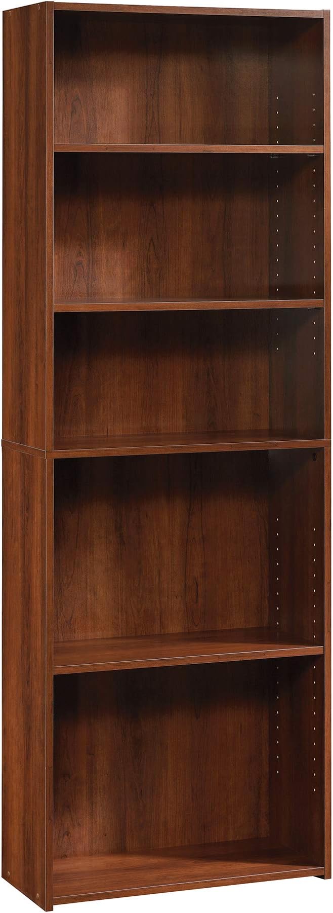 Beginnings 3-Shelf Bookcase, Bookshelf with Adjustable Storage Shelves, L: 24.57" x W: 11.50" x H: 71.18", Soft White