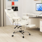 Big and Tall Executive Office Chair with Footrest and Lumbar Support