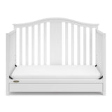 4-in-1 Convertible Crib with Drawer Combo (White) – GREENGUARD Gold