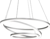 VMC32500AL Tania Trio 32", Adjustable Hanging, Modern Circular Chandelier Lighting in