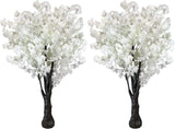White Artificial Cherry Blossom Trees Faux Cherry Blossom Tree White Tree