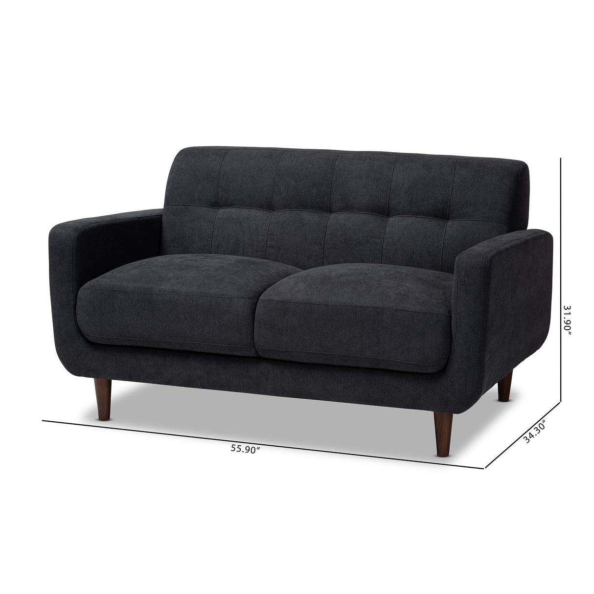 Love Seats, Dark Grey