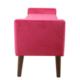 Home Decor | Upholstered Modern Velvet Storage Ottoman Bench