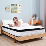 Queen Mattress12 Inch Queen Size Hybrid Mattresses in a BoxMedium Firm Memory Foam