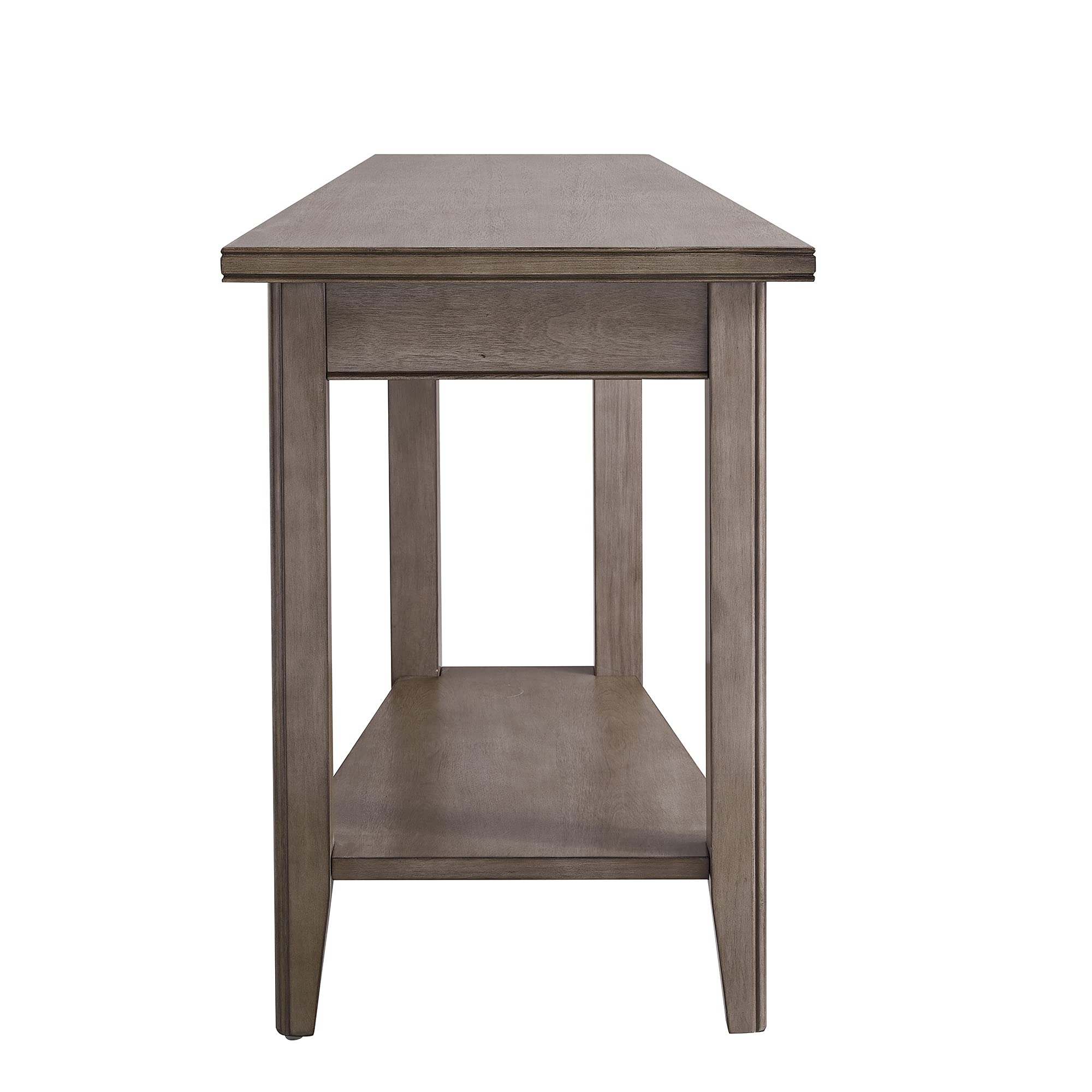 Laurent Recliner Wedge Table with Shelf