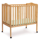 Folding Portable Mini Baby Crib with 1.5-inch Mattress - Greenguard Gold Certified,