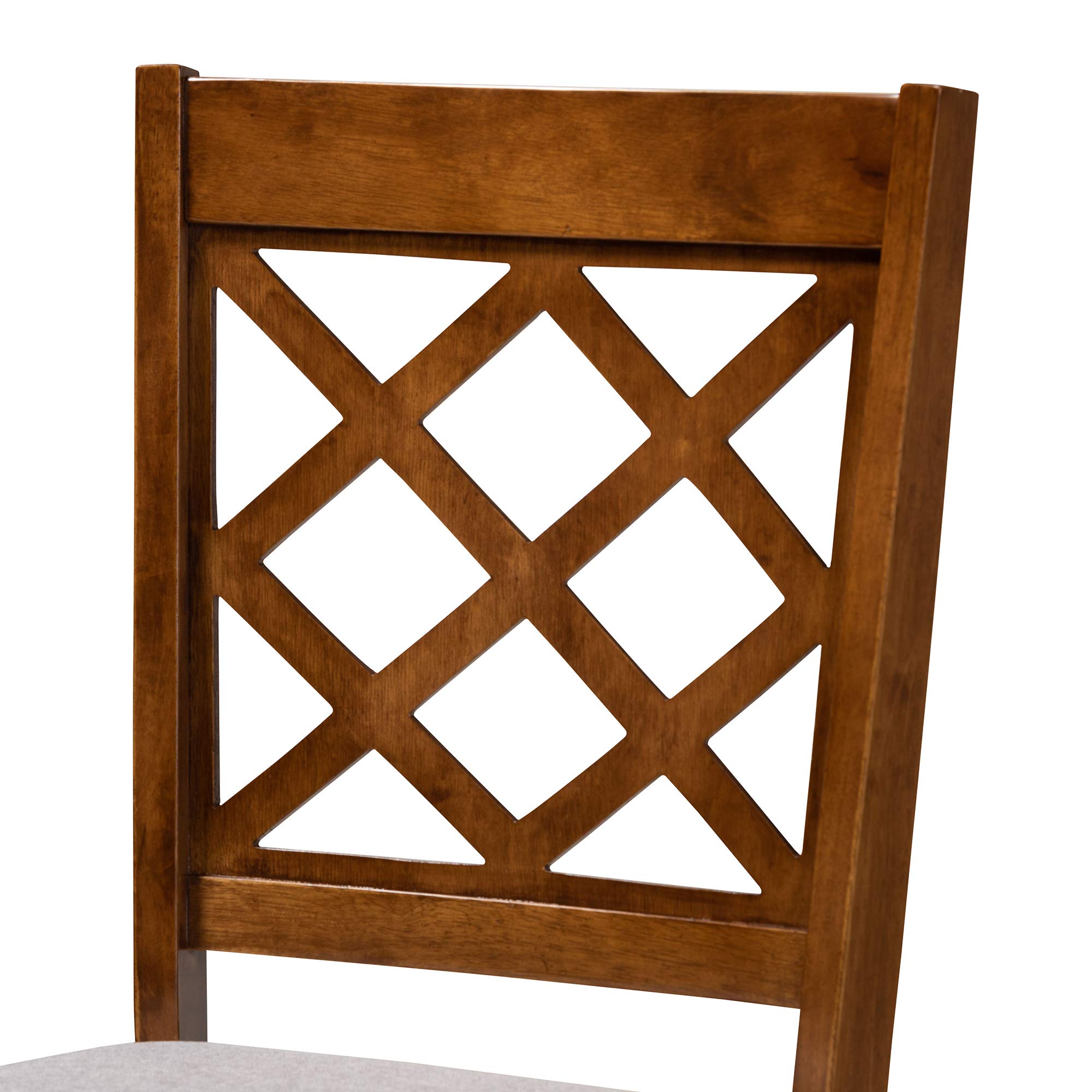 Dining Sets, Grey/Walnut