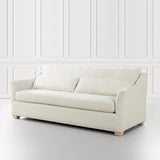 Ada 83" Flared Arm Contemporary Sofa with Lumbar Pillows