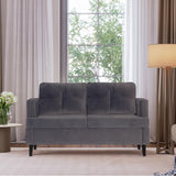 Small Couch, Velvet Love Seat, Small Couch for Small Spaces (57"x 24" x 30.5")