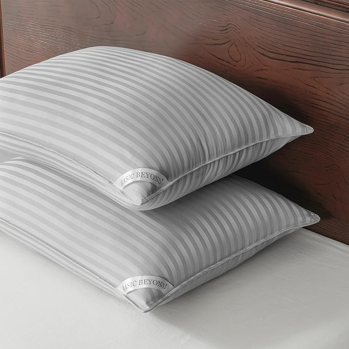 Size Bed Pillow - 2 Pack Hotel Collection Super Soft Down Alternative Pillow for Sleeping, 20x36 Inches