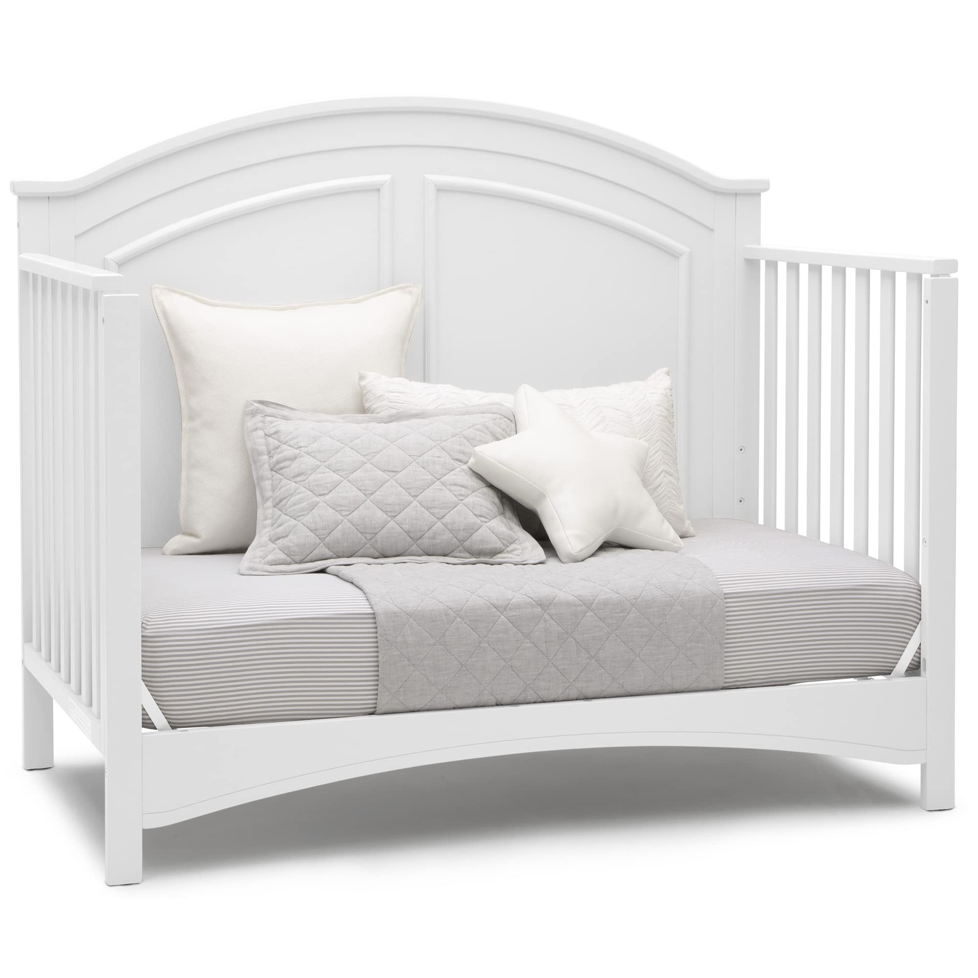 6-in-1 Convertible Crib - Greenguard Gold Certified, Bianca White
